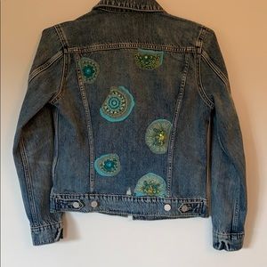 NWT Gorgeous embellished Jean jacket